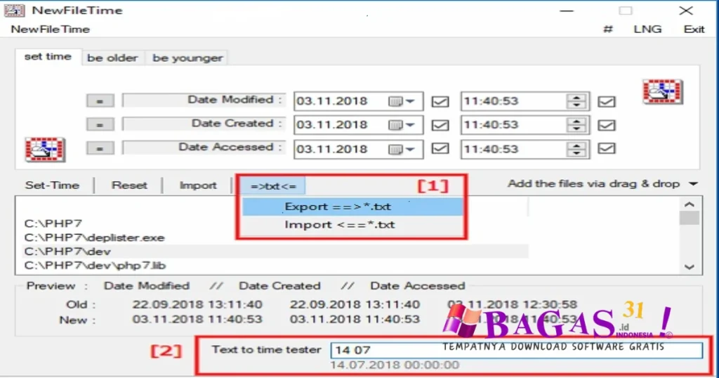 NewFileTime 7.71 Full Download