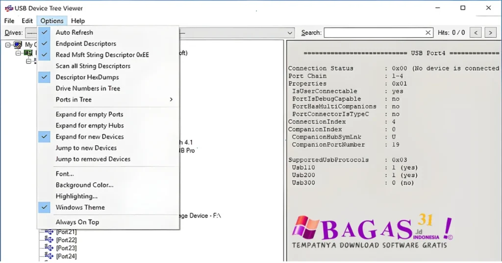 USB Device Tree Viewer 4.6.1 Portable Full Download