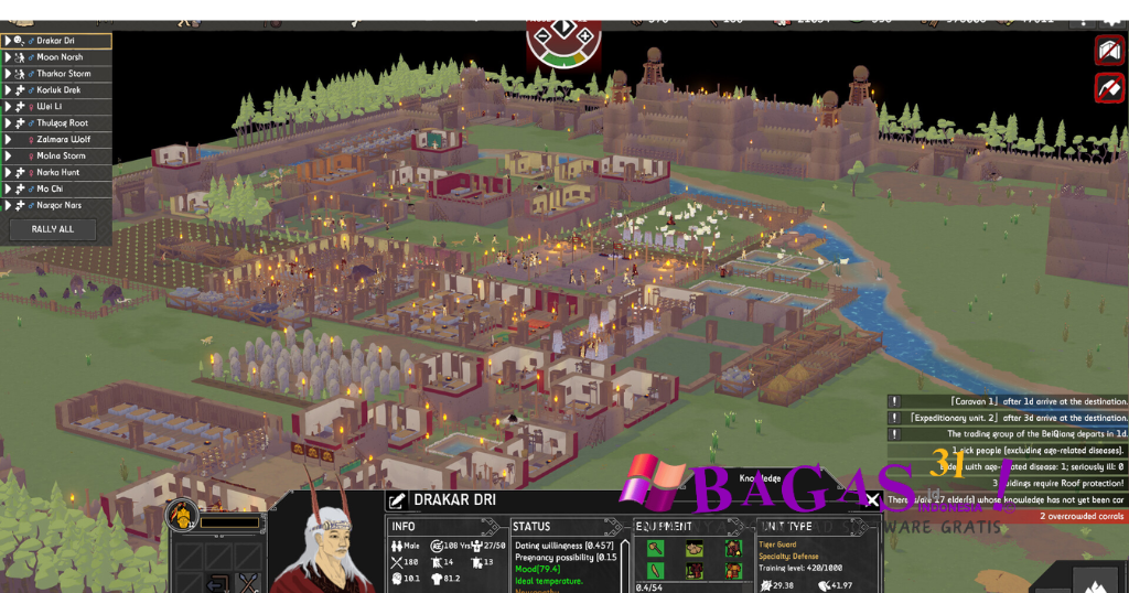 Primitive Society Simulator