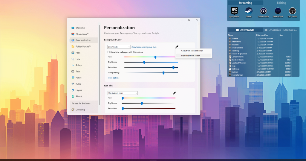 Stardock Fences