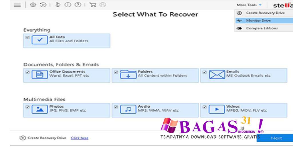 Stellar Data Recovery
