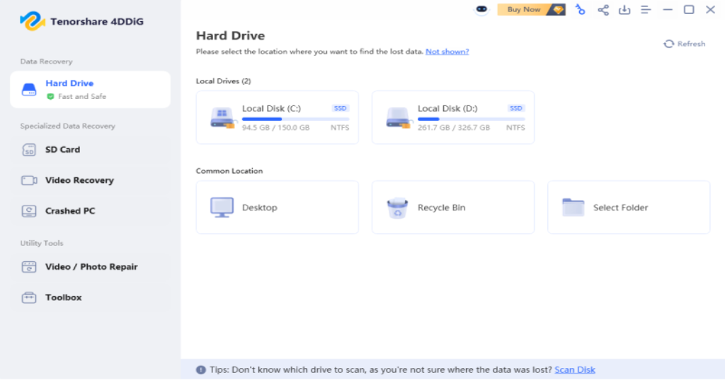Tenorshare 4DDig