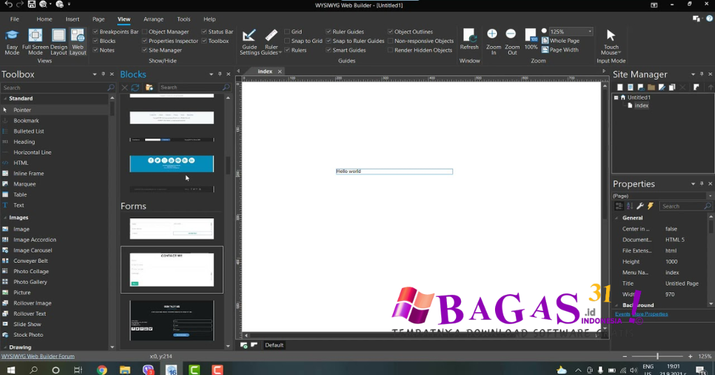 WYSIWYG Web Builder