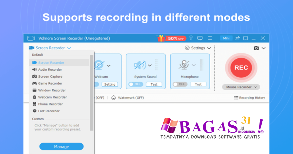 Vidmore Screen Recorder